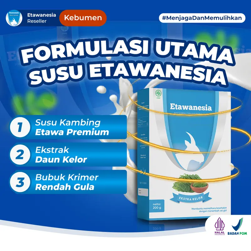 SUSU KAMBING ETAWA PREMIUM 200gram - ETAWANESIA 0