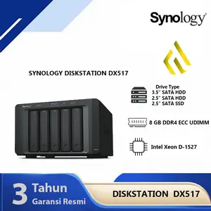 Synology DX517 5-Bay DiskStation NAS Server Expansion Unit DX 517