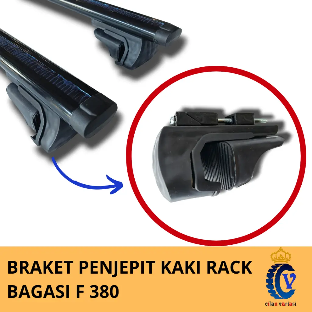 Cilan Variasi - Braket Cross Bar Kaki Rack Bagasi Atas Mobil