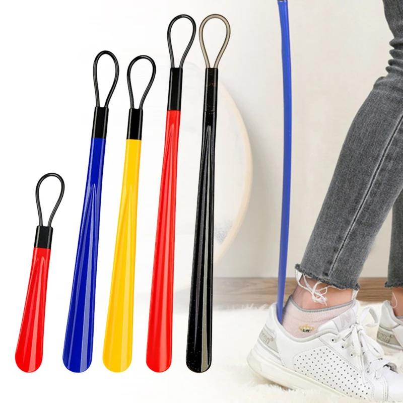 Lazy Shoe Helper Flexible Shoe Horn Long Handle Shoes Lifter - TikTok ...