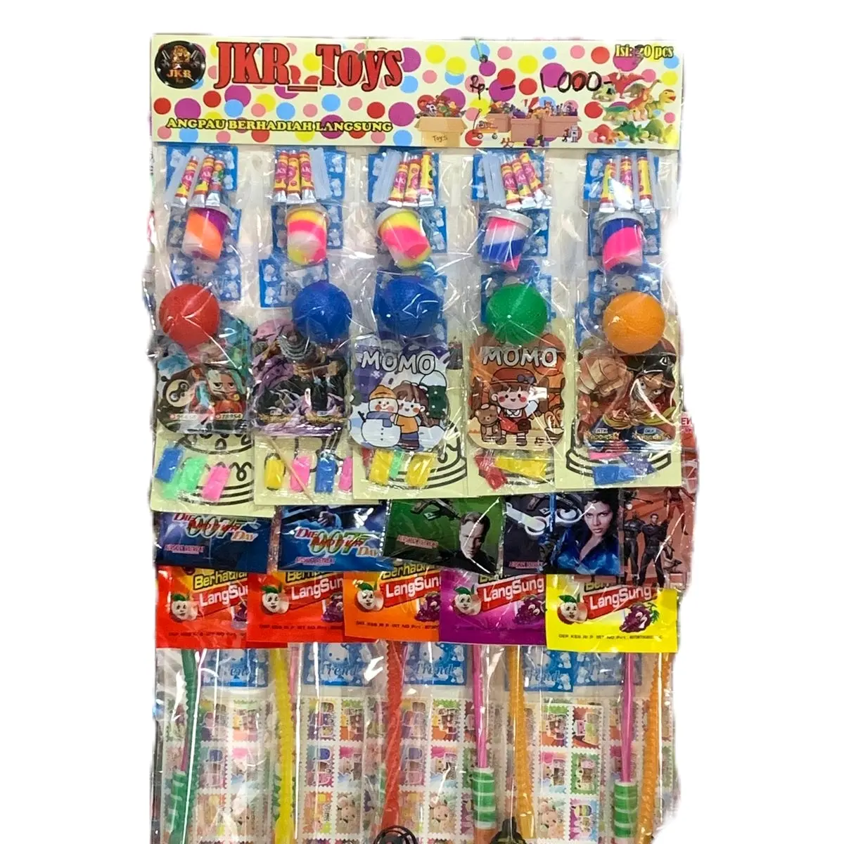 mainan rentengan grosiran harga 1000an isi 50pcs Toys