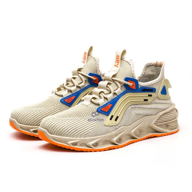 SVT ZEUS BEIGE  Sepatu Sneaker Pria  Sepatu Pria Impor 0