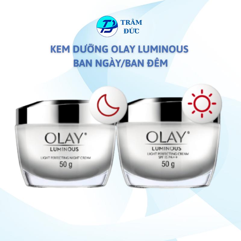 OLAY LUMINOUS Kem Dưỡng Ẩm Ban Ngày Ban Đêm Hỗ trợ Sáng Da 50G