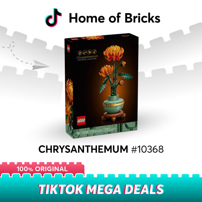[Ready Stock] - LEGO Icons 10368 Chrysanthemum (278 Pieces) Building ...