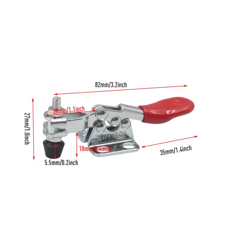 1pc Woodwork Lever Clamp Horizontal Toggle Clamp Quick-Release - TikTok ...