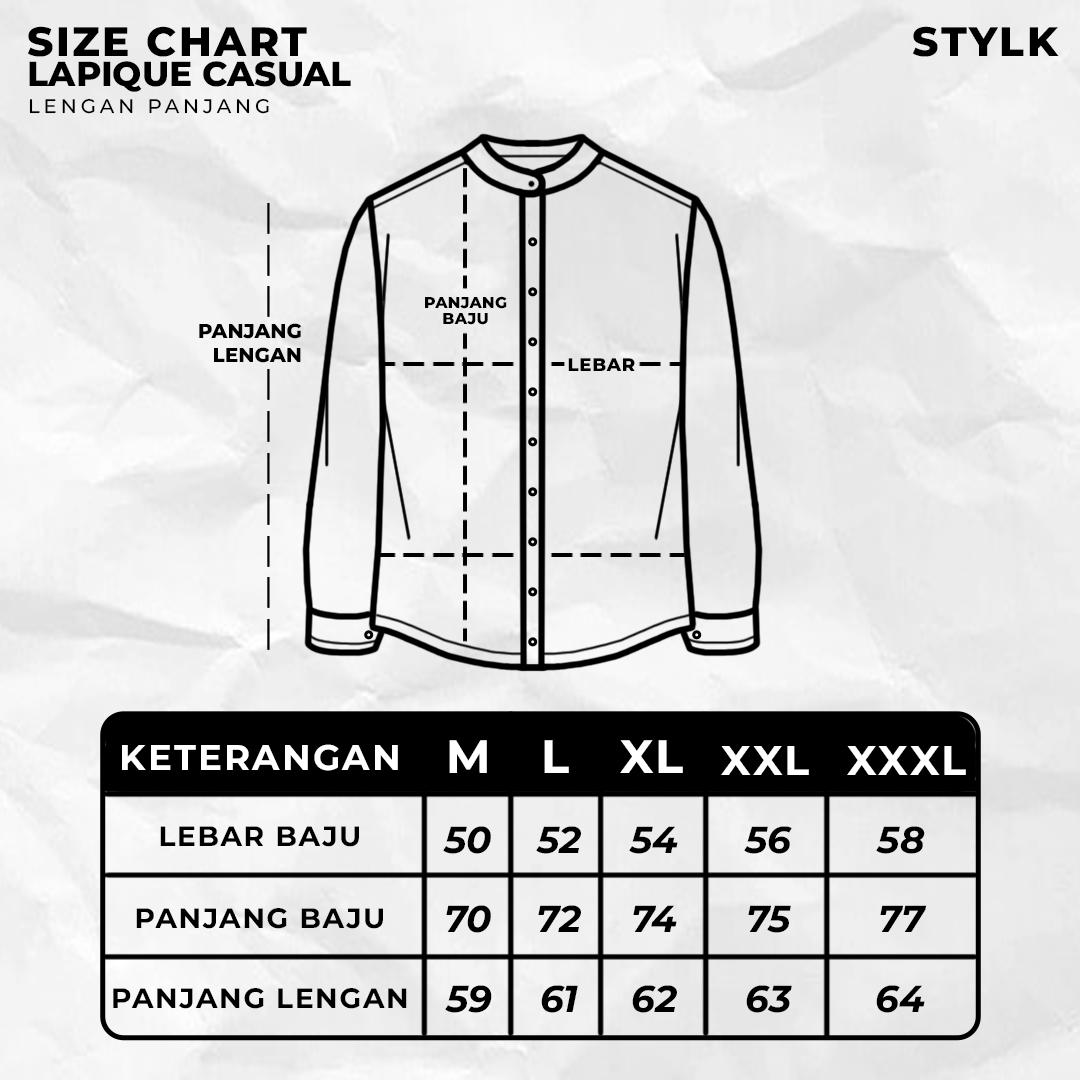 STYLELAKI - Kemeja Lapique Casual Pria Lengan Panjang Slim Fit | Anti Kusut, Adem & Nyaman - Denim STYLELAKI - Kemeja Lapique Casual Pria Lengan Panjang Slim Fit | Anti Kusut, Adem & Nyaman - Denim