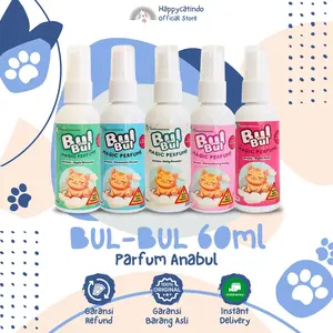 Parfum Kucing Aman Terjilat BUL BUL Non Alkohol Wangi 60 ML
