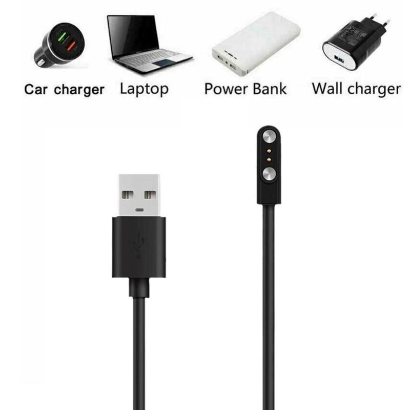 New Wire Cord Charging Magnetic Charging Smart Watch Charger USB Power Charger 2 Pin 3