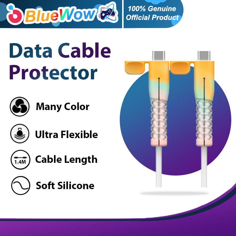 Bảo vệ vỏ sạc BlueWow phụ kiện cáp silicon loại C USB cho bộ sạc thế hệ thứ mười C USB và iPhone 18 20w bảo vệ cáp phích cắm
