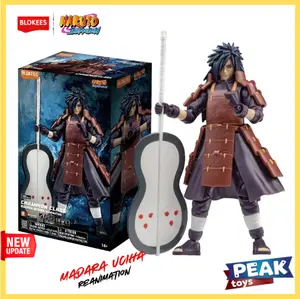 Blokees Madara Uchiha Reanimation Champion Class Naruto Shippuden Action Figure Mainan Toys Lisesnsi
