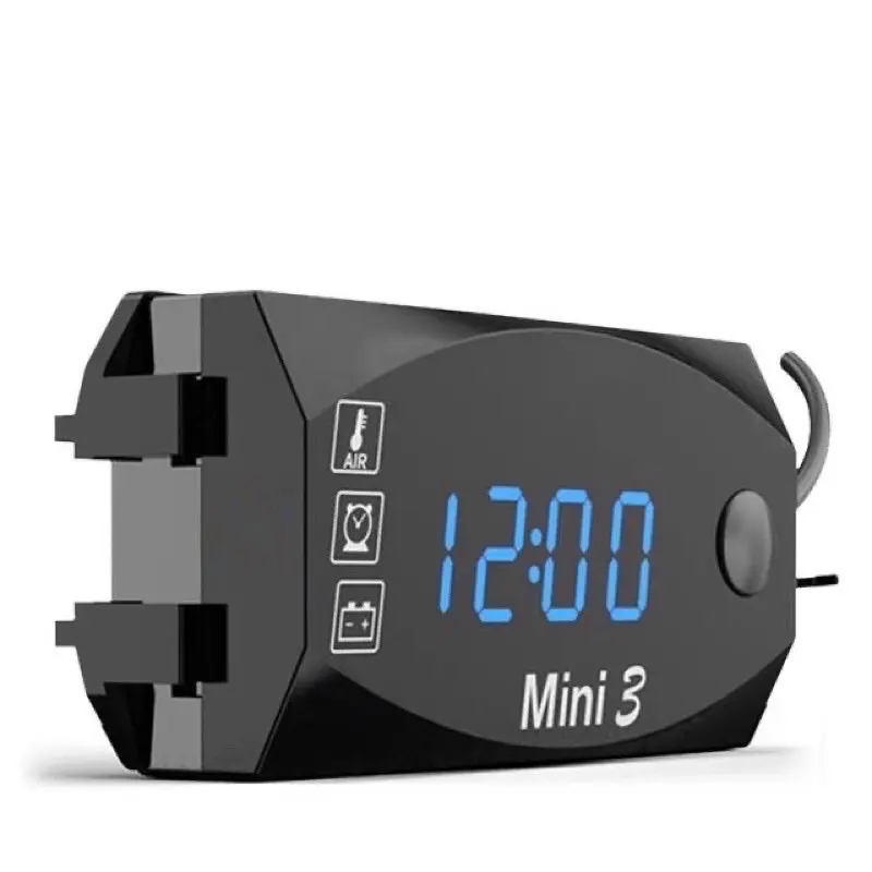 TERMURAH Volmeter Volt meter ACCU Aki 3 in 1 Mini 3 12V Universal Semua motor 1