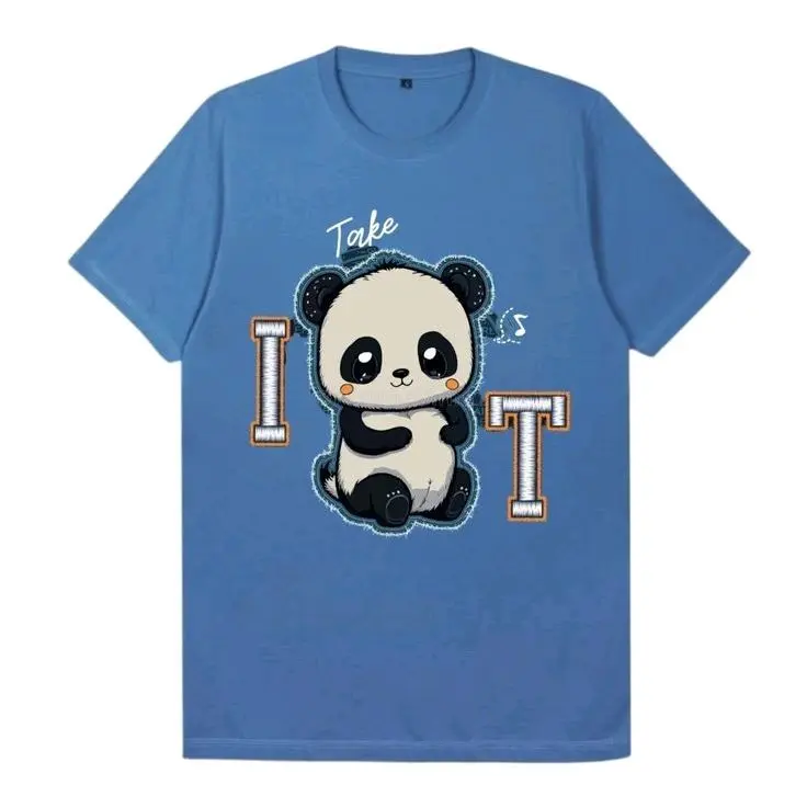 Baju Distro Anak Panda Katun Kombet 30s untuk Usia 1-8 Tahun - Fashion