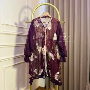 Arunika Outer - Atasan Outer Brukat Kondangan by Jasminescraft