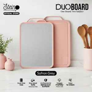 STEIN Duo Board - Talenan Dua Sisi Steinless Steel 304 dan Plastik Food Grade
