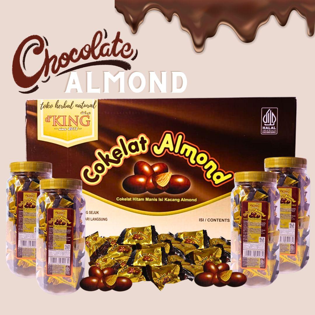 d'KING COKLAT KACANG ALMOND STRAWBERRY KACANG ALMOND ASLI MURAH ENAK d'KING COKLAT KACANG ALMOND STRAWBERRY KACANG ALMOND ASLI MURAH ENAK