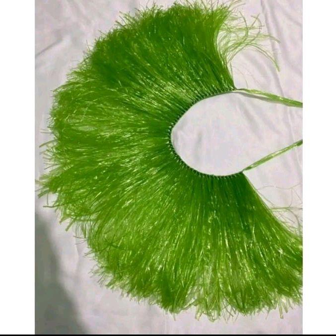 Kalung Rumbai Tali Rafia Ukuran Anak Tk Dewasa Menari Dan Karnaval ...