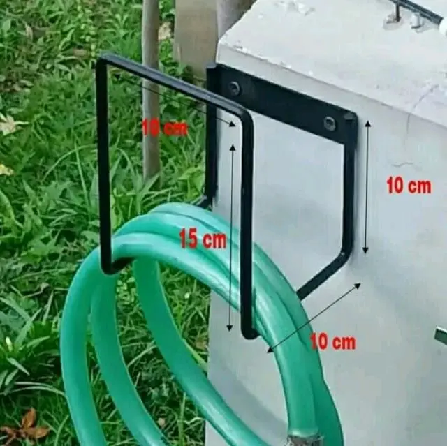 Gantungan Selang Tempat Gulung Selang Ukuran 10x10x15 cm untuk Penyimpanan Praktis dan Efisien