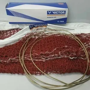 NET JARING BULUTANGKIS IMPORT / NET BADMINTON VICTOR C - 7004 IMPORT TALI SELING BAJA BAGUS