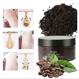 MEET FACE DDbeauty Lulur Badan Kopi 300g Melembapkan Membersih Dan Pengelupasan Membersih Secara Mndalam Untuk Seluruh Badan Scrub Pengelupasan Pati Pati Garam Laut