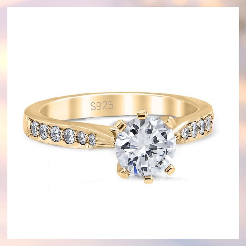 Product Introduction of Nhẫn Đính Hôn Moissanite Tổng Hợp, 0,5 / 1,0 Carat, Dành Cho Nữ, Với Giấy Chứng Nhận, Thích Hợp Làm Quà Tặng Kỷ Niệm Và Sinh Nhật, Chỉ 186 4