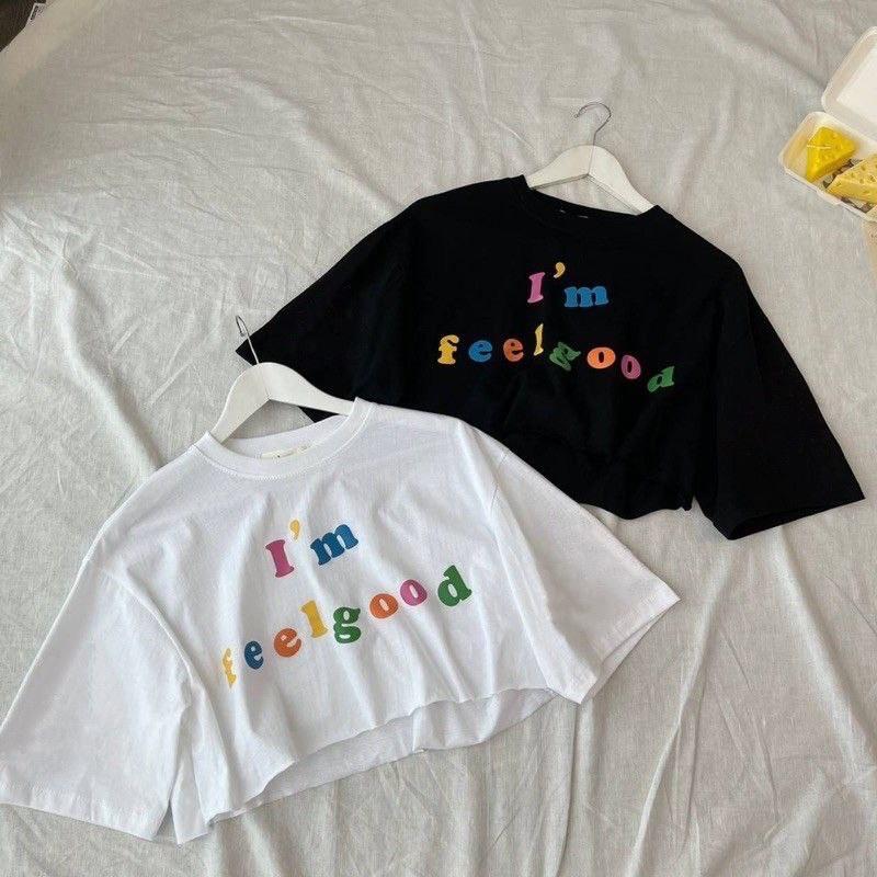 Crop top korean Oversize Paket 5pcs Baju Wanita Pendek Panjang Fit Hitam Tshirt Tee  Atasan baju crop baju  wanita