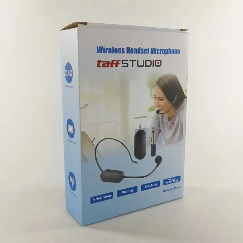 TaffSTUDIO Mik Microphone Wireless Terbaik Mic Imam Sholat 2.4G Headset 2 PCS with Receiver - SI02 7