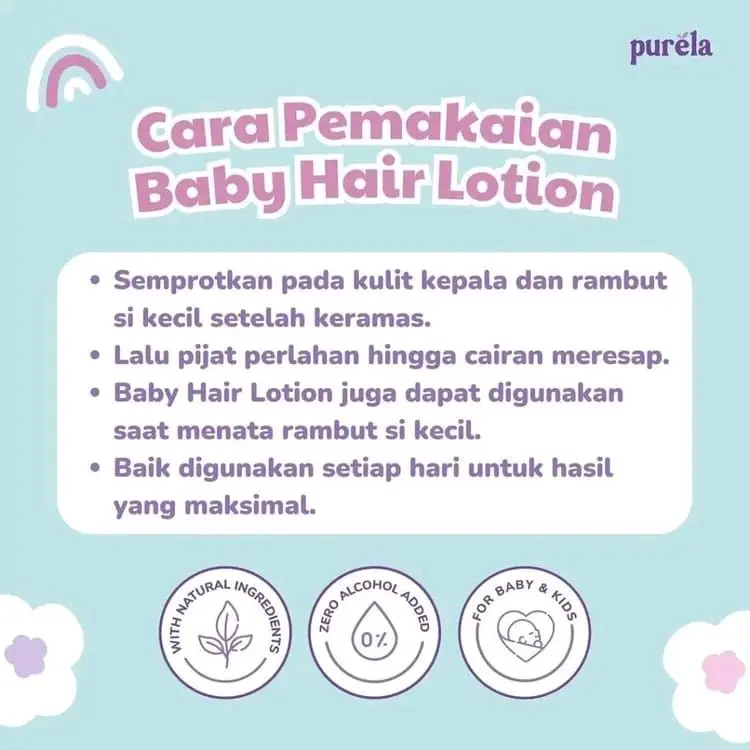 Purela Hair Lotion Baby 100ml 4