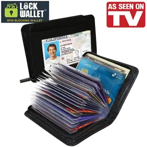 Lock Wallet Dompet Kartu Kredit 36 Card