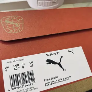 [HOT PRODUCT] PUMA PUMA Shuffle Sneakers White-Myrtle-Vapor Gray-Gold