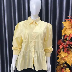 blus katun popline import.atasan wanita Panjang