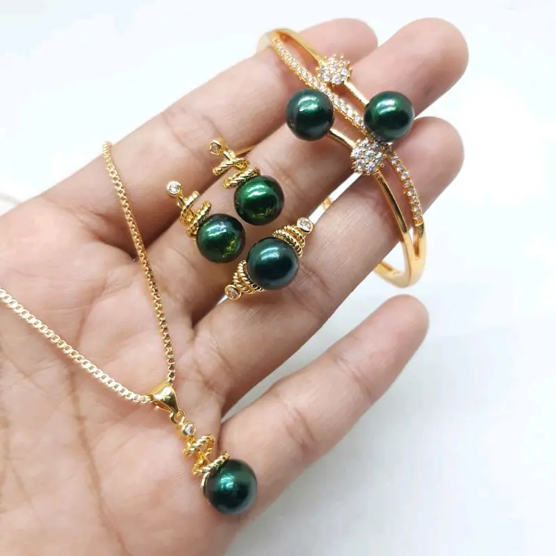 Set Cantik Mutiara Tawar Asli Bersertifikat 2
