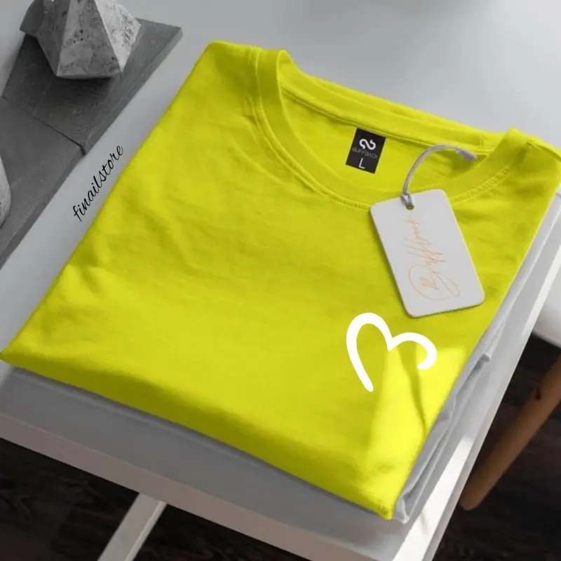 Kaos Branded Fashion Stayle import Kaos Wanita Kaos pria Lengan Pendek Elegan Katun Baju Atasan Polos Distro Oversize Dewasa Motif Panjang Tshirt Cewek Keren Santai 5