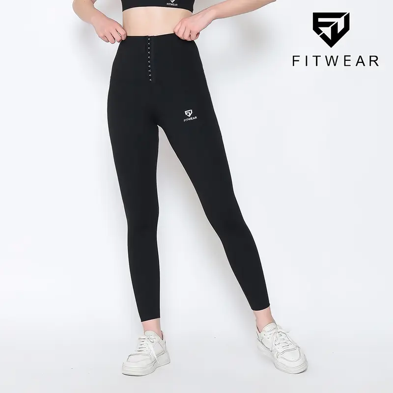 Fitwear - Legging Plus Corset Olahraga Wanita FELICITY SLIM CONTROL - BLACK - M - 2XL 8