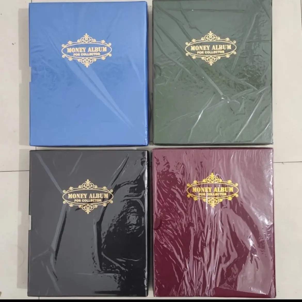 Album Besar Untuk Simpan Koleksi Uang kuno / Prangko Bisa di Refill