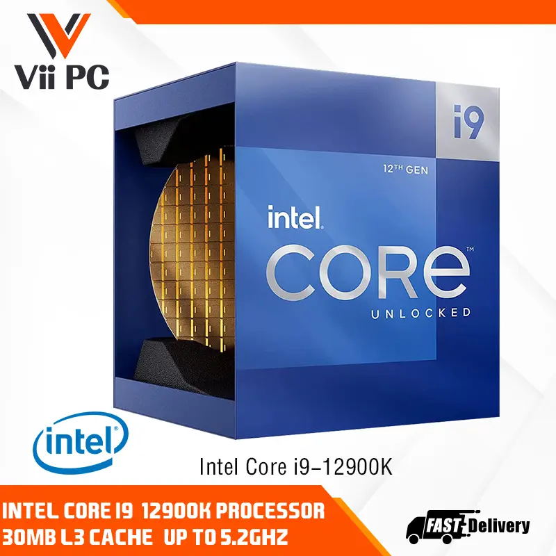 [LOCAL STOCK]Intel Core i9-12900K Desktop Processor 16 Cores Up to 5.2 GHz Unlocked LGA1700 600 Series Chipset 125W