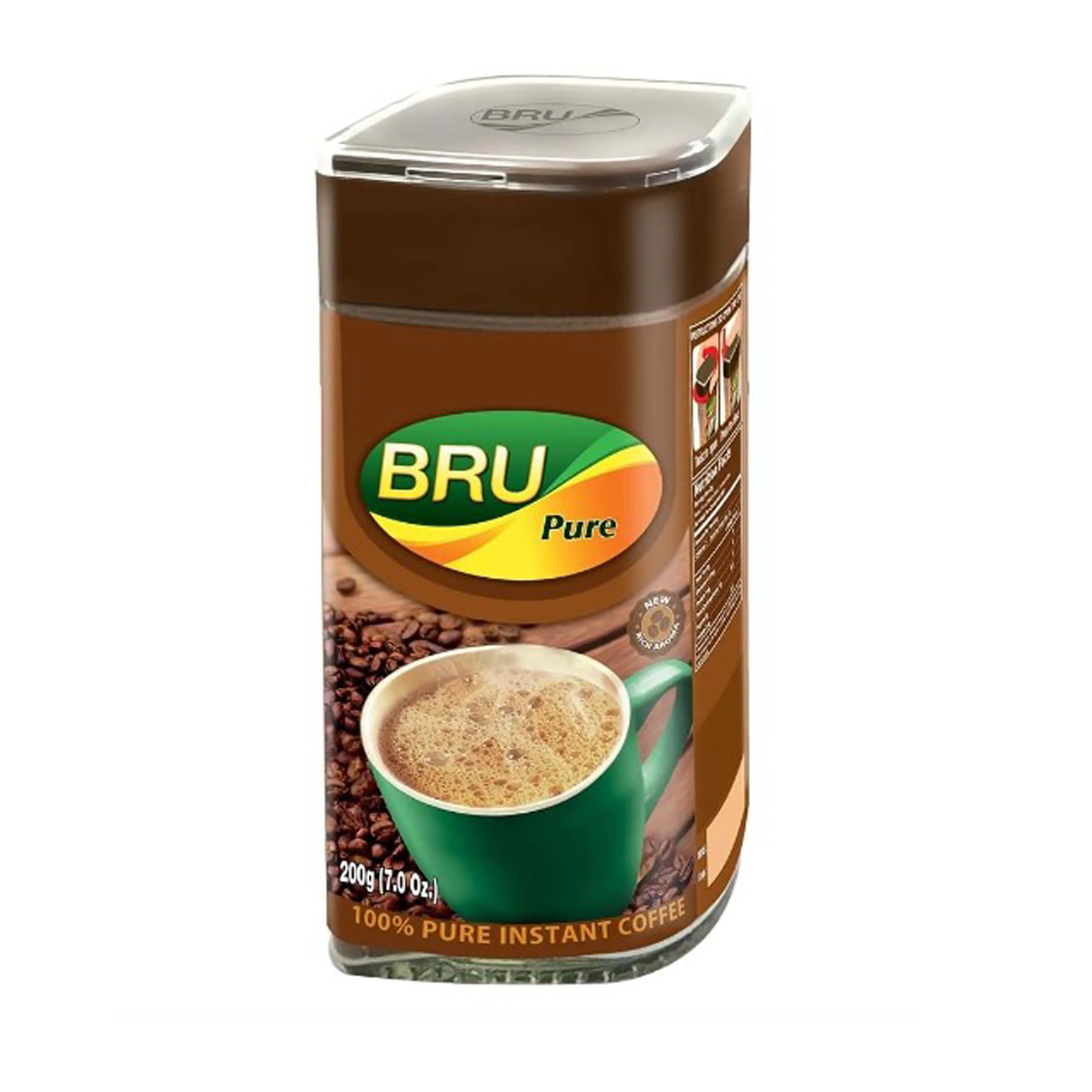 Bru Coffee Pure (Brown Bottle) 200g