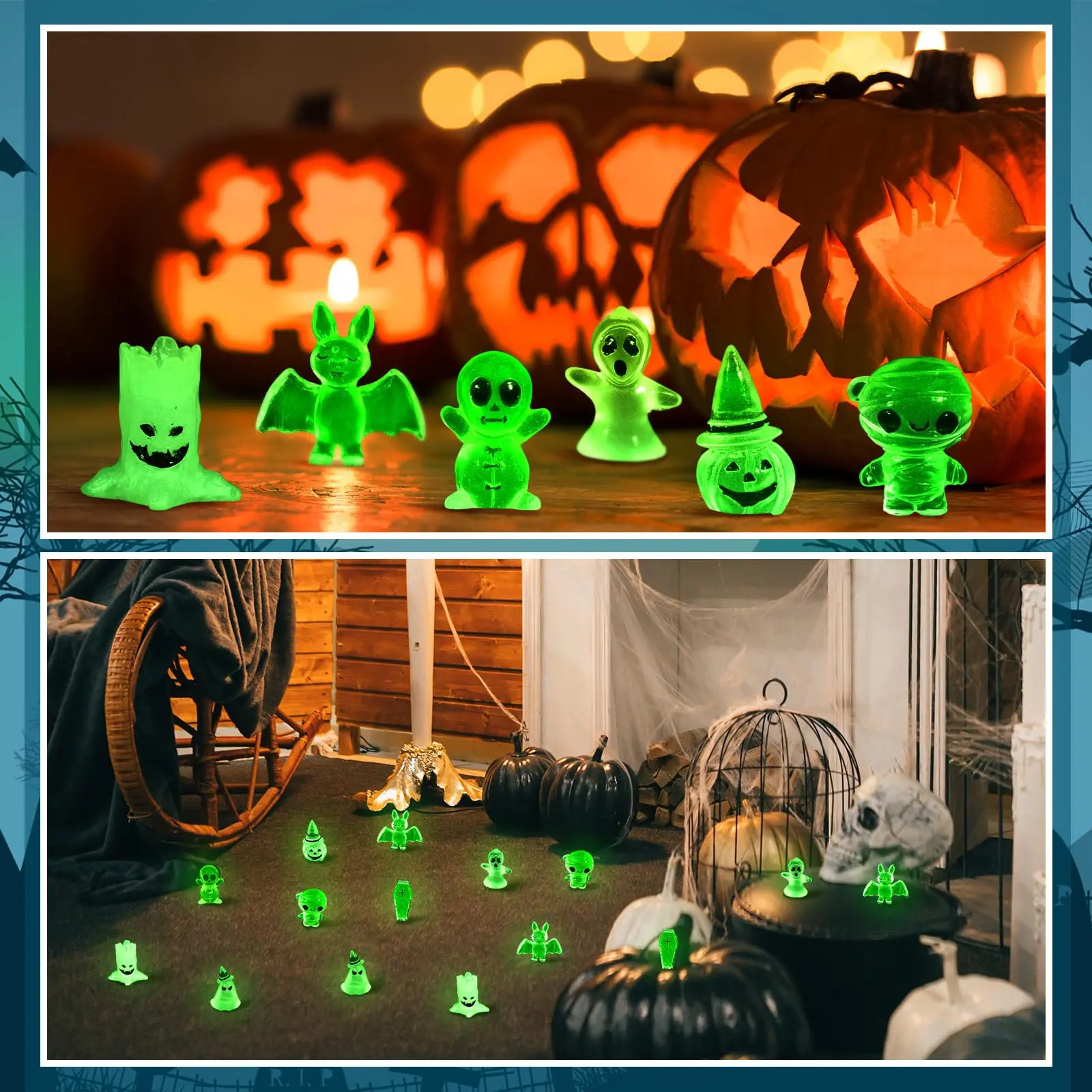 Đồ Trang Trí Halloween, Chất Liệu Resin Sáng Tạo, Có Họa Tiết Ma, Đầu Lâu Và Bí Ngô, Thích Hợp Cho Bữa Tiệc, Đạo Cụ Hoạt Hình Halloween, Đồ Trang Trí Tranh