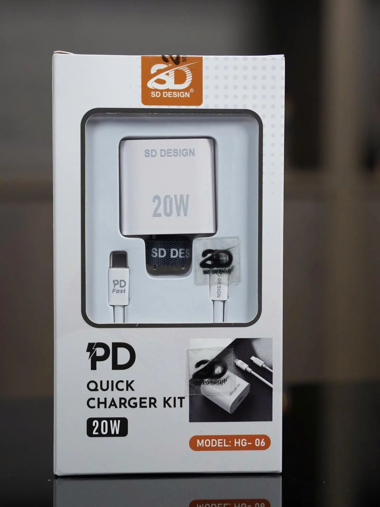 SD Design Bộ Củ Cáp Sạc Nhanh HG06 20W Type-C Sang Iphone Sạc Tốc Độ Nhanh Độ Bền Cao An Toàn Ôn Định Cho Điện Thoại