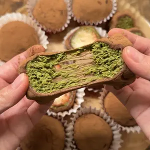 DUBAI CHEWY COOKIE KUNAFA PISTACHIO Kue Coklat Lembut dengan Isian Pistachio Segar dan Rasa Unik dari Dubai Cookie Food Snacks Cemilan PRE ORDER 7 HARI