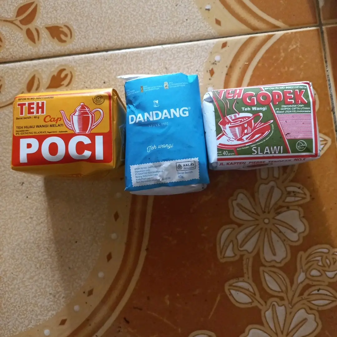paket teh 3in1 poci dandang biru gopek Tea
