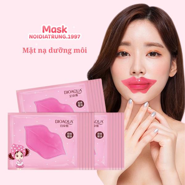 ( 10 Miếng ) Mặt Nạ Dưỡng Ẩm Giảm Thâm Làm Mềm Môi Bioaqua