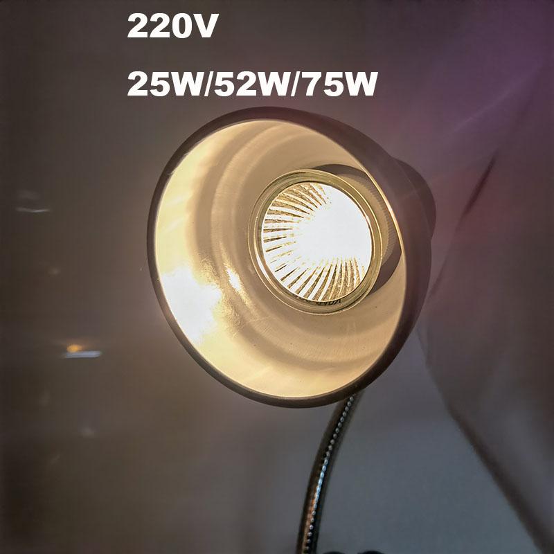 Product Introduction of UVA+UVB 220V Reptile Heating E27 Base LED Lamp Deck Holder Tortoises Bulb Turtle Light Clip  SGK 161