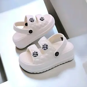 Sandal Anak Ban Dua Kancing Tali Belakang - Fashion Karet Anak Perempuan