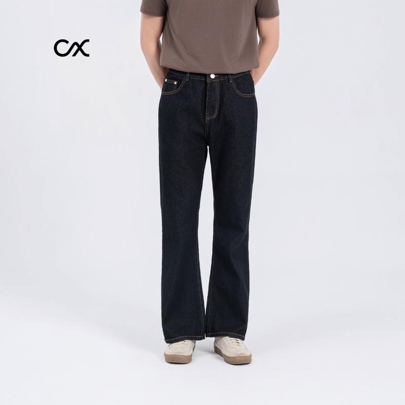Quần jean ống loe nhẹ RAW R01 CIXEN chất vải raw dày dặn form bootcut tôn dáng mã R01