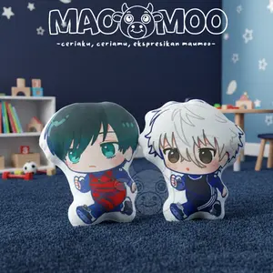 MaoMoo Bantal Anime Blue Lock Ukuran S | Bantal Boneka Lucu | Free Custom Nama MM011