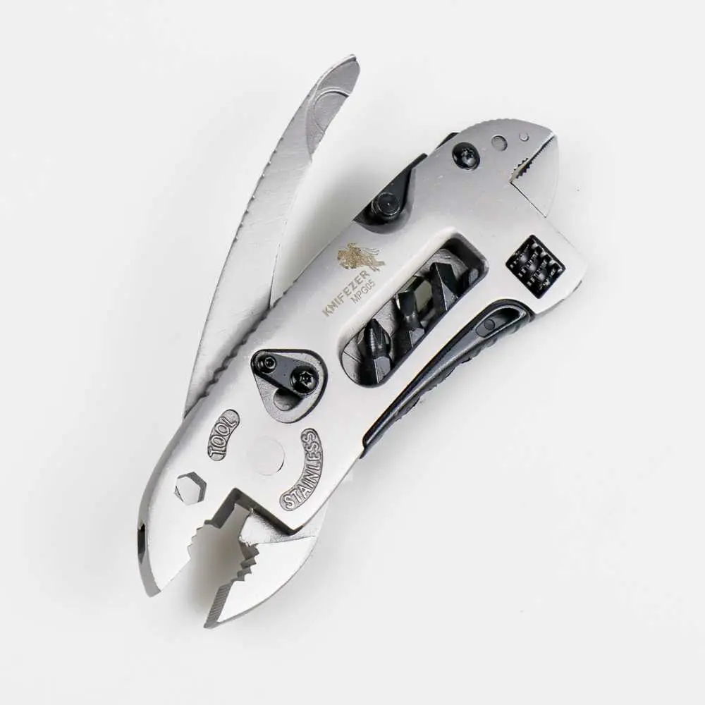 Multi Tool Kunci Pas Knife Wrench Plier EDC Multifungsi Obeng Serbaguna