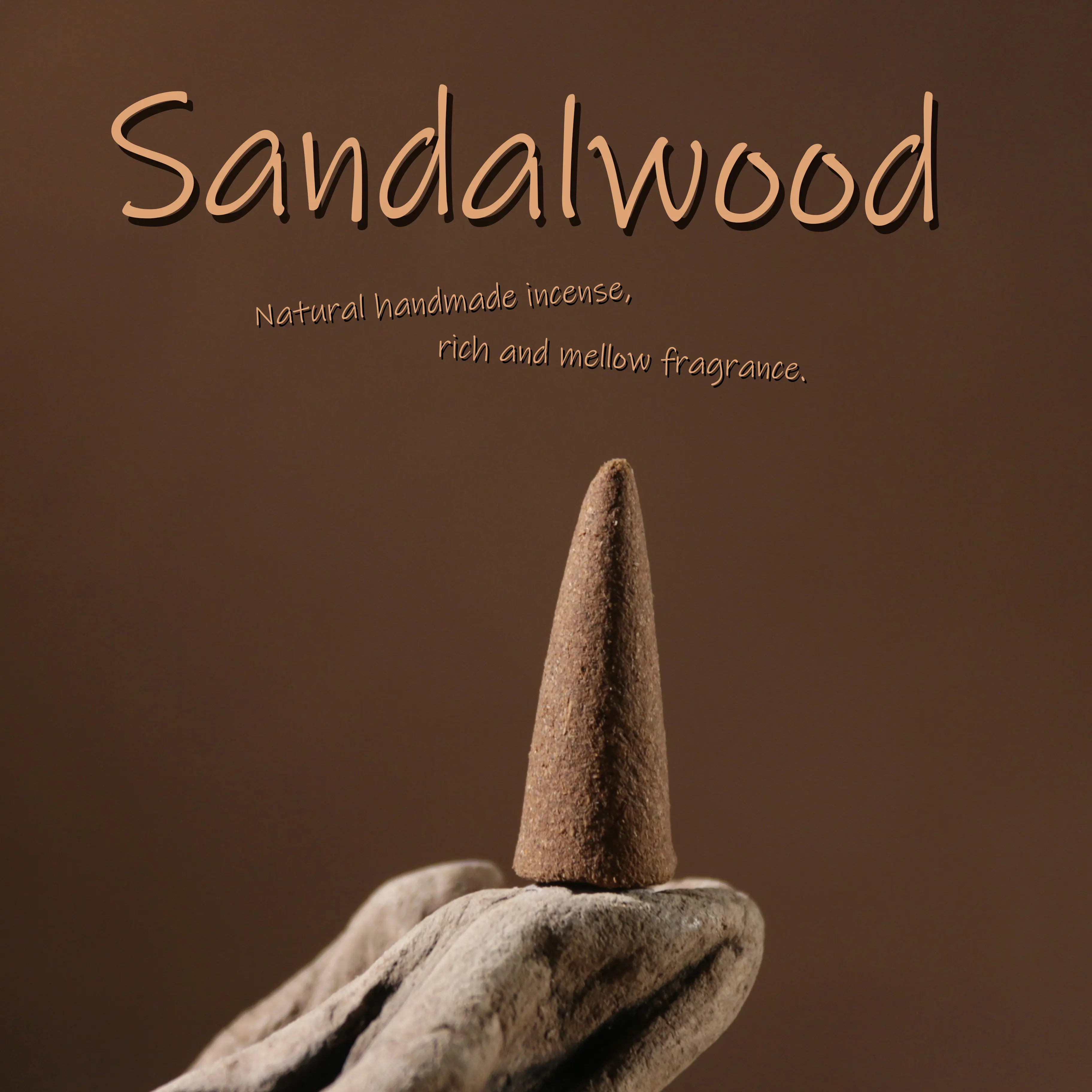 15 pcs in a box. Handmade Sandalwood Tower Incense For Energy Cleansing And Space Purification, Home Or Office Aromatherapy, Spa, Relaxation, Meditation, Yoga, Home Décor. Scent Scented Perfume Freshener Fragrance