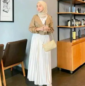 Rok Plisket Wanita| Rok Plisket Murah Kekinian
