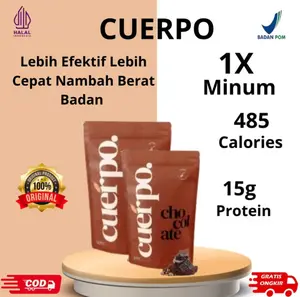 Promo 10.10 Cuerpo Susu Penggemuk Tinggi Kalori & Protein 960 Gram