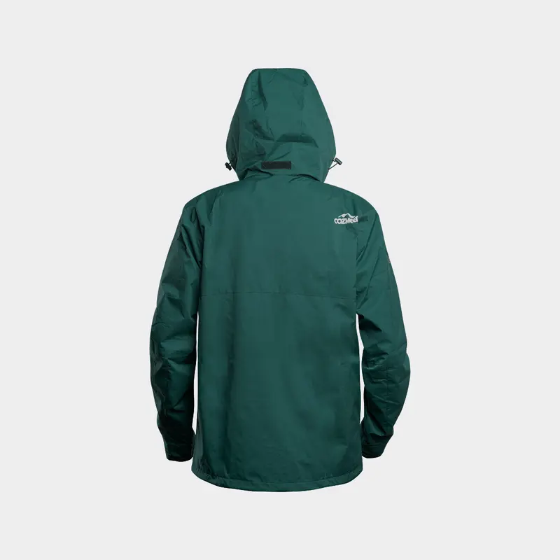 Cozmeed Jaket Gunung Outdoor Olahraga Hiking Camping Pria Wanita Waterproof Estrella Emerald Green 4